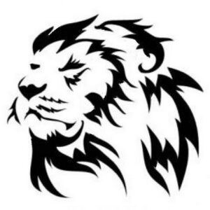 Motif pour moquette de pierre lion